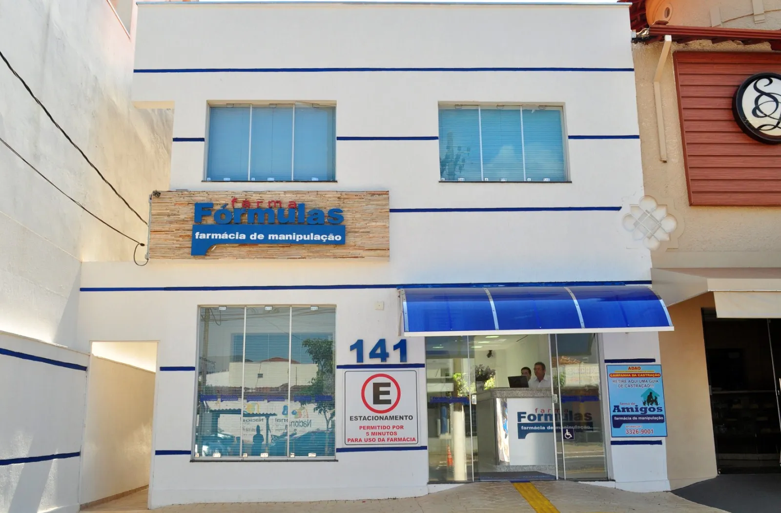 Fachada da Farma Fórmulas Matriz